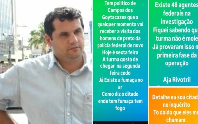 Thiago Calil afirma que investigação da Polícia Federal está em curso em Campos